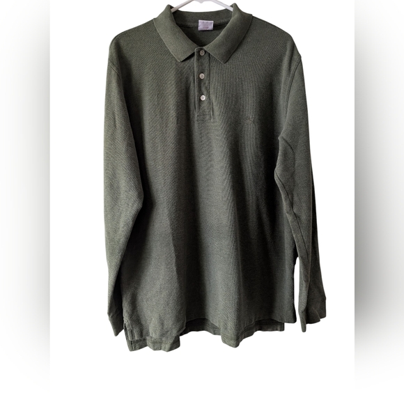 Brooks Brothers Other - Brooks Brothers 346 Longsleeve Olive Green Polo Shirt L